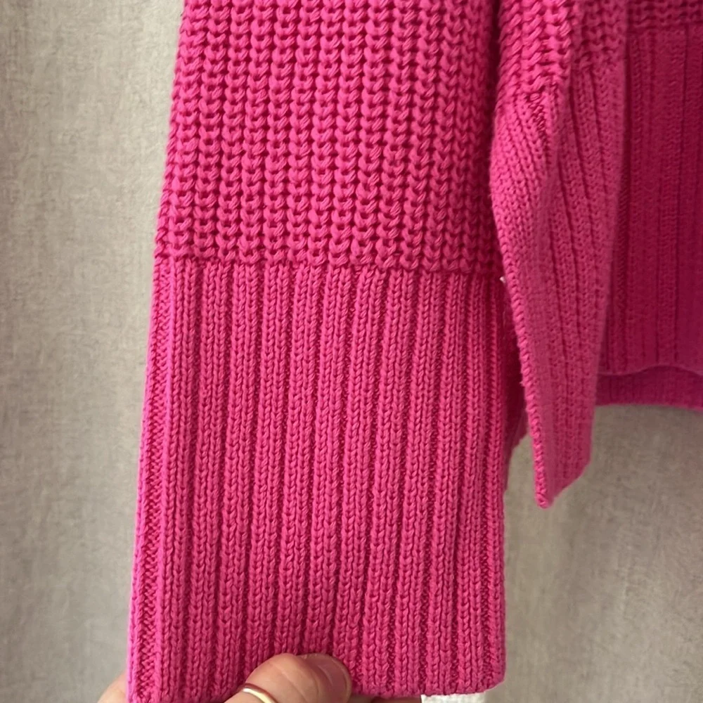 Gap Kids Girls Hot Pink Cozy Oversized Knit Sweater